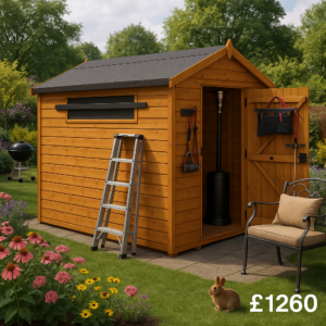 12'x8' Tiger Security Apex Shed - 0% Finance - Buy Now Pay Later - Tiger Sheds