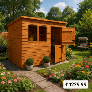 12'x8' Tiger Shiplap Pent Stable Door Shed - Wooden Shiplap Sheds - 0% Finance - Buy Now Pay Later - Tiger Sheds
