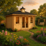 14'x12' Copley Log Cabins - 44mm Log Cabin - 0% Finance - Buy Now Pay Later - Tiger Sheds