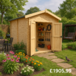 14 x 6 The Elysia Log Cabins - 19mm Log Cabin - 0% Finance - Buy Now Pay Later - Tiger Sheds