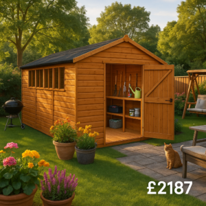16'x8' Loglap XL Workshop Shed - 0% Finance - Buy Now Pay Later - Tiger Sheds