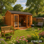 16'x8' Tiger Retreat Contemporary Summerhouse - 0% Finance - Buy Now Pay Later - Tiger Sheds