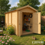 18 x 6 The Elysia Log Cabins - 19mm Log Cabin - 0% Finance - Buy Now Pay Later - Tiger Sheds