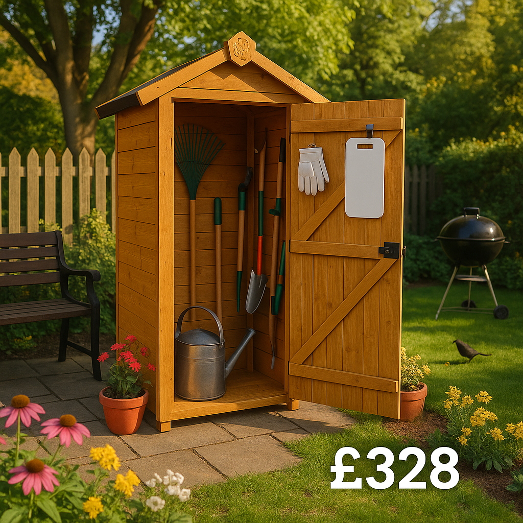 2'x3' Tiger Tool Tower - 0% Finance - Buy Now Pay Later - Tiger Sheds