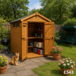 4'x4' TigerFlex Apex Security Double Door Shed - 0% Finance - Buy Now Pay Later - Tiger Sheds