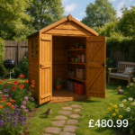 4'x4' Tigerflex Shiplap Apex Double Door Shed - 0% Finance - Buy Now Pay Later - Tiger Sheds