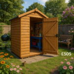 4'x4' Tiger Loglap Apex Shed - Wooden Loglap Sheds - 0% Finance - Buy Now Pay Later - Tiger Sheds