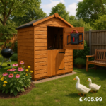 4'x4' Tiger Shiplap Windowless Apex Stable Door Shed - Wooden Shiplap Sheds - 0% Finance - Buy Now Pay Later - Tiger Sheds