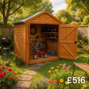 4'x6' Shiplap Apex Bike Sheds - TigerFlex - 0% Finance - Buy Now Pay Later - Tiger Sheds