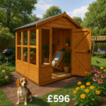 4'x6' TigerFlex® Shiplap Apex Sunroom - 0% Finance - Buy Now Pay Later - Tiger Sheds