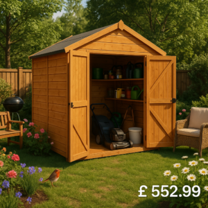 4'x6' Tigerflex Shiplap Apex Windowless Double Door Shed - 0% Finance - Buy Now Pay Later - Tiger Sheds