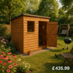 6'x4' Tiger Overlap Pent Shed - 0% Finance - Buy Now Pay Later - Tiger Sheds
