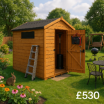 6'x4' Tiger Security Apex Shed - 0% Finance - Buy Now Pay Later - Tiger Sheds