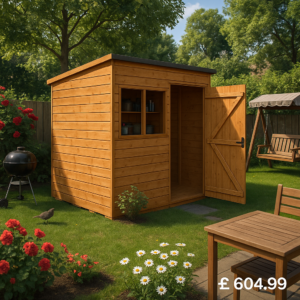 6'x4' Tiger Shiplap Extra High Pent - 0% Finance - Buy Now Pay Later - Tiger Sheds