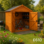 6'x6' Shiplap Apex Bike Sheds - TigerFlex - 0% Finance - Buy Now Pay Later - Tiger Sheds