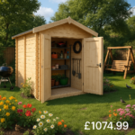 6'x6' The Elysia Log Cabins - 19mm Log Cabin - 0% Finance - Buy Now Pay Later - Tiger Sheds