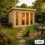 6'x6' The Moda Log Cabins - 19mm Log Cabin - 0% Finance - Buy Now Pay Later - Tiger Sheds