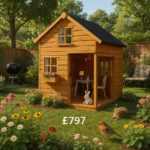 6'x6' Tigercub Magic Mansion Playhouse - 0% Finance - Buy Now Pay Later - Tiger Sheds