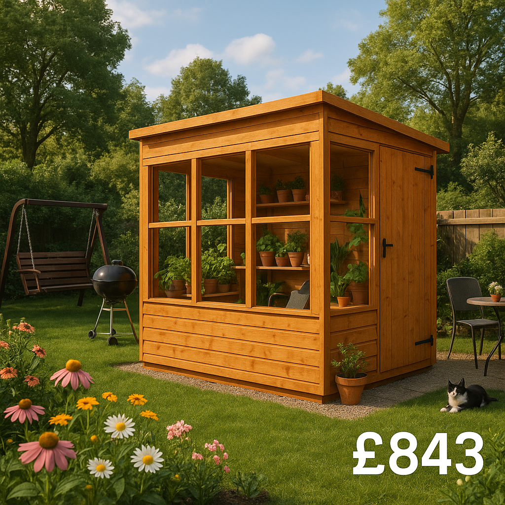 6'x6' Tiger Penthouse - 0% Finance - Buy Now Pay Later - Tiger Sheds