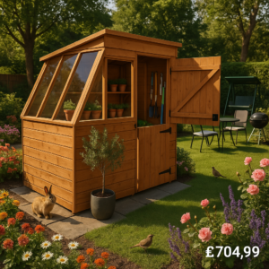 6'x6' Tiger Potting Sheds Right Hand Door - Garden Potting Shed - 0% Finance - Buy Now Pay Later - Tiger Sheds