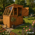 6x6 Tiger Potting Sheds Right Hand Door - Garden Potting Shed - 0% Finance - Buy Now Pay Later - Tiger Sheds