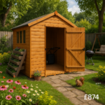 7'x5' Tiger Loglap Heavyweight Workshop Shed - 0% Finance - Buy Now Pay Later - Tiger Sheds