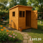 7'x5' Tiger Shiplap Extra High Pent - 0% Finance - Buy Now Pay Later - Tiger Sheds