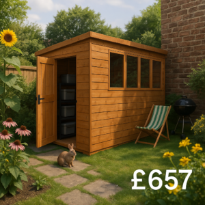 7'x5' Tiger Shiplap Lean To Pent Shed - 0% Finance - Buy Now Pay Later - Tiger Sheds