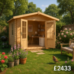 8'x10' Panthera Log Cabin - Quality Garden Log Cabins - 0% Finance - Buy Now Pay Later - Tiger Sheds