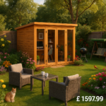 8'x10' Tiger Contemporary Summerhouse - 0% Finance - Buy Now Pay Later - Tiger Sheds