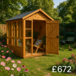 8'x4' TigerFlex® Shiplap Apex Sunroom - 0% Finance - Buy Now Pay Later - Tiger Sheds