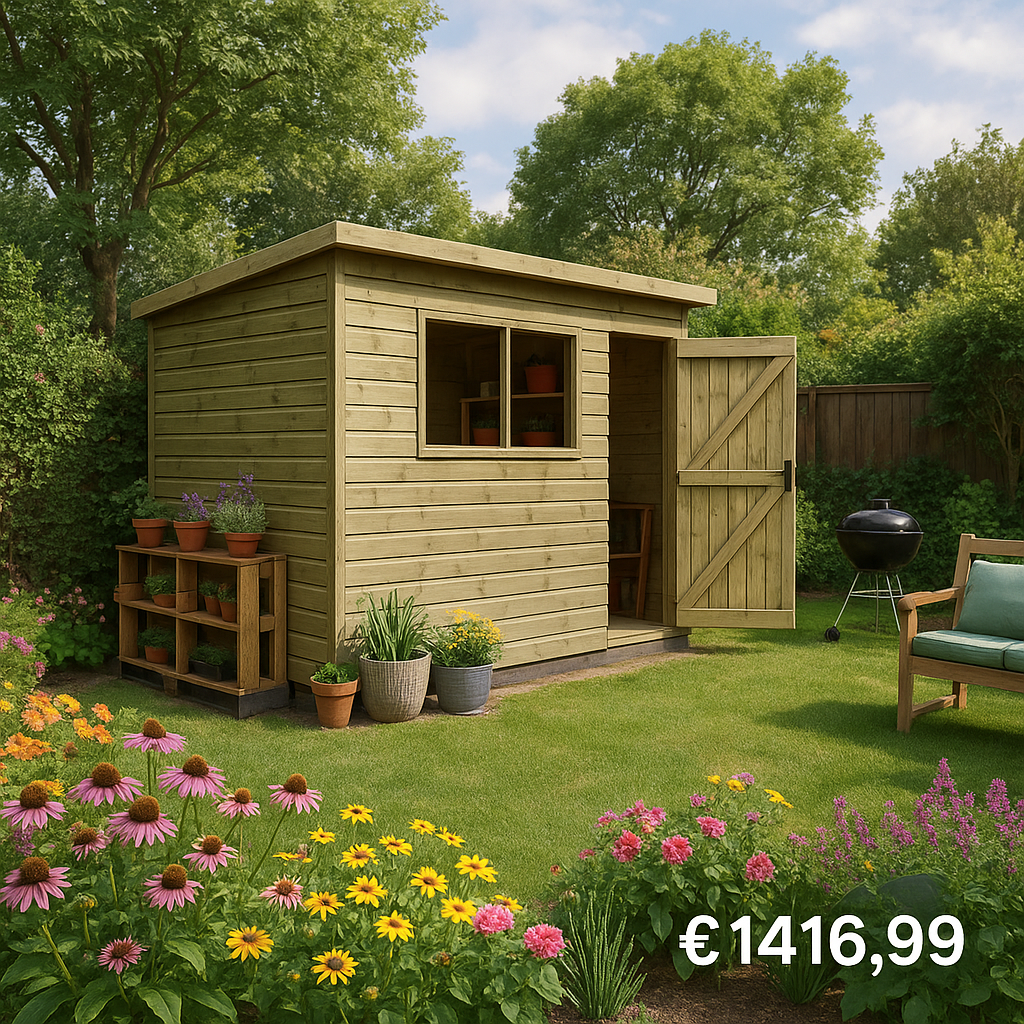8'x6' Tiger Elite Pressure Treated Pent Shed - 0% Finance - Buy Now Pay Later - Tiger Sheds