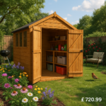 8'x6' Tigerflex Shiplap Apex Double Door Shed - 0% Finance - Buy Now Pay Later - Tiger Sheds