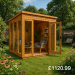 8'x6' TigerFlex® Shiplap Pent Full Pane Summerhouse - 0% Finance - Buy Now Pay Later - Tiger Sheds