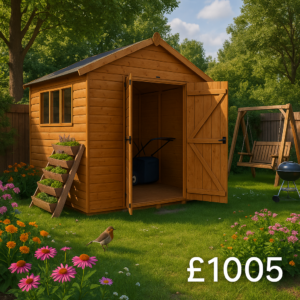 8'x6' Tiger Loglap Heavyweight Workshop Shed - 0% Finance - Buy Now Pay Later - Tiger Sheds