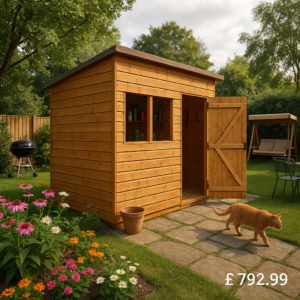 8'x6' Tiger Shiplap Extra High Pent - 0% Finance - Buy Now Pay Later - Tiger Sheds