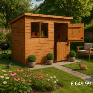 8'x6' Tiger Shiplap Pent Stable Door Shed - Wooden Shiplap Sheds - 0% Finance - Buy Now Pay Later - Tiger Sheds