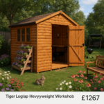 8'x8' Tiger Loglap Heavyweight Workshop Shed - 0% Finance - Buy Now Pay Later - Tiger Sheds