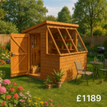 8'x8' Tiger Potting Sheds - Heavy Duty Framing - Garden Potting Shed - 0% Finance - Buy Now Pay Later - Tiger Sheds
