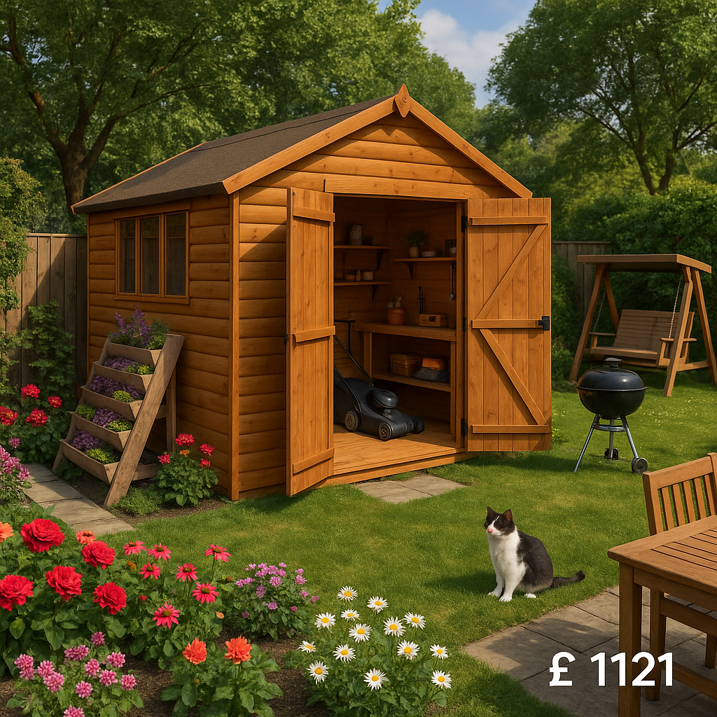 9'x6' Tiger Loglap Heavyweight Workshop Shed - 0% Finance - Buy Now Pay Later - Tiger Sheds