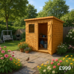 9'x6' Tiger Shiplap Pent Shed - Heavy Duty Shiplap Sheds - 0% Finance - Buy Now Pay Later - Tiger Sheds