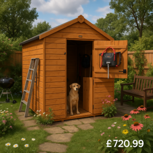 9'x6' Tiger Shiplap Windowless Apex Stable Door Shed - Wooden Shiplap Sheds - 0% Finance - Buy Now Pay Later - Tiger Sheds