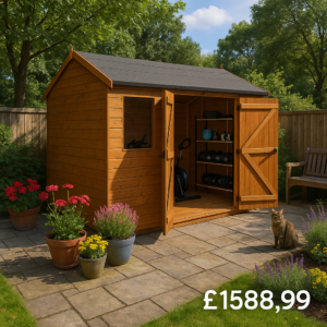 Garden Gym Room - 12'x10' Tiger Workman Apex - 0% Finance - Buy Now Pay Later - Tiger Sheds