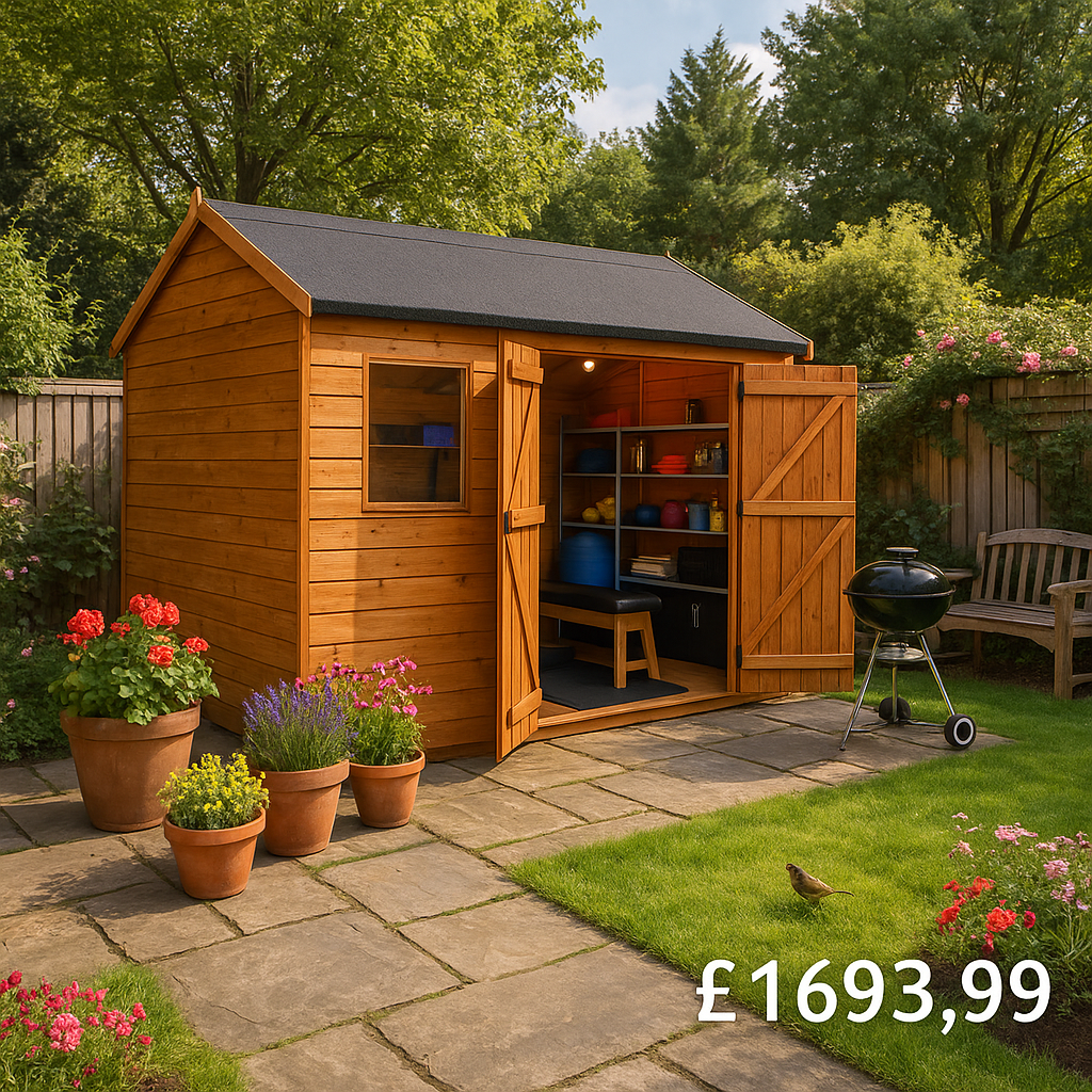Garden Gym Room - 14'x10' Tiger Workman Apex - 0% Finance - Buy Now Pay Later - Tiger Sheds