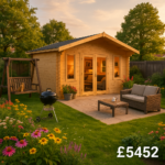 Garden Office - 14'x16' The Shere 44mm Log Cabin - 0% Finance - Buy Now Pay Later - Tiger Sheds