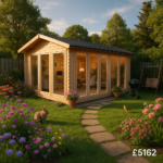 Garden Office - 18'x10' The Gamma 44mm Log Cabin - 0% Finance - Buy Now Pay Later - Tiger Sheds