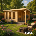 Garden Office - 18'x10' The Lakra 44mm Log Cabin - 0% Finance - Buy Now Pay Later - Tiger Sheds