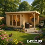 Garden Office - 18'x12' The Lakra 44mm Log Cabin - 0% Finance - Buy Now Pay Later - Tiger Sheds