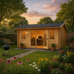 Garden Office - 20'x10' The Delta 44mm Log Cabin - 0% Finance - Buy Now Pay Later - Tiger Sheds