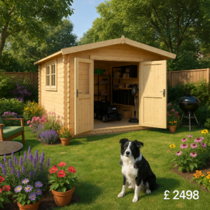 10'x10' Javan Reduced Height Log Cabin - Workshop Log Cabins - 0% Finance - Buy Now Pay Later - Tiger Sheds Unkategorisiert online kaufen